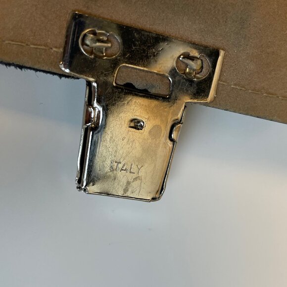 Vintage Studded Leather Bag - Made in Italy - Picture 7 of 12